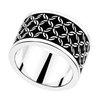 Ring Zancan Man Cosmopolitan in Silver EXA101L - EXA101L
